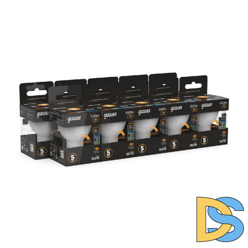 Лампа светодиодная диммируемая Gauss GU10 5W 3000K матовая 101506105-D