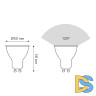 Лампа светодиодная диммируемая Gauss GU10 5W 3000K матовая 101506105-D