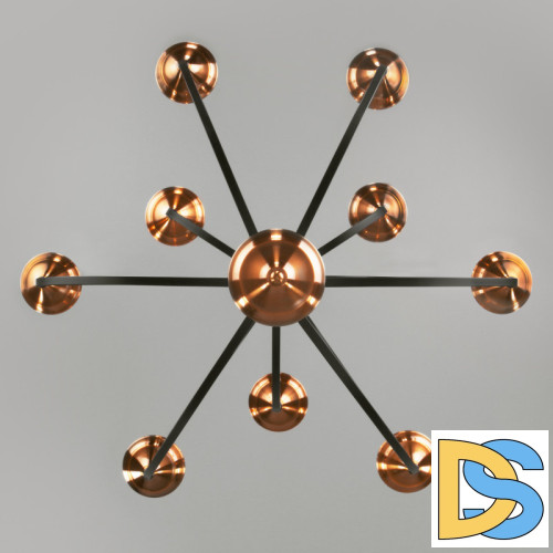 Подвесная люстра Eurosvet 60098/9 черный