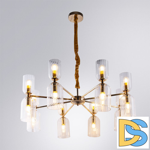 Подвесная люстра Arte Lamp Charm A1623LM-16GO