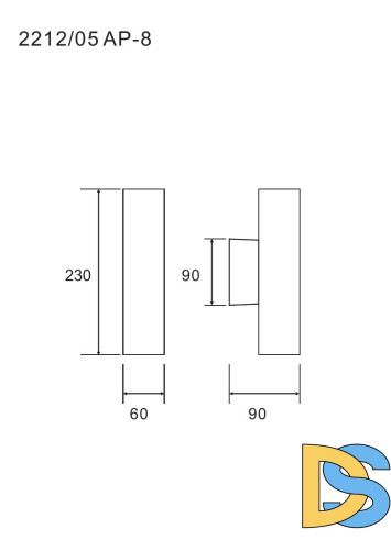 Настенный светильник Divinare Cottero 2212/05 AP-8