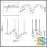 Подвесная люстра Odeon Light Crystal 5008/92L