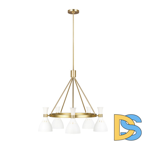 Люстра на штанге Feiss Joan FE-JOAN5-MW