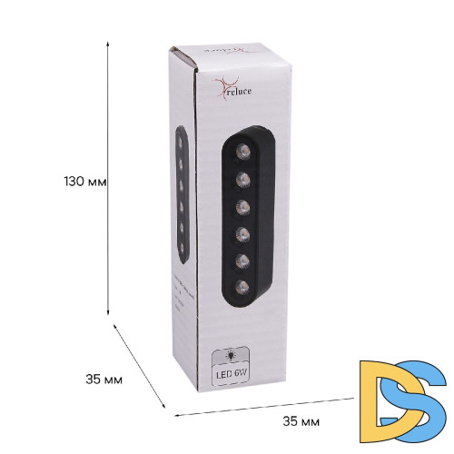 Трековый магнитный светильник Reluce 13002-9.3-001UR magnetic LED6W BK