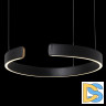 Подвесной светодиодный светильник Loft IT Ring 10025/400 Black