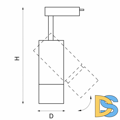 Трековый светодиодный светильник Lightstar Volta 229246