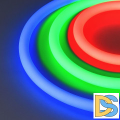 Светодиодная лента герметичная Arlight MOONLIGHT-TOP-F280-D25mm 24V RGB 360deg (14.4 W/m, IP65, 3535, 5m, wire x1) 037563