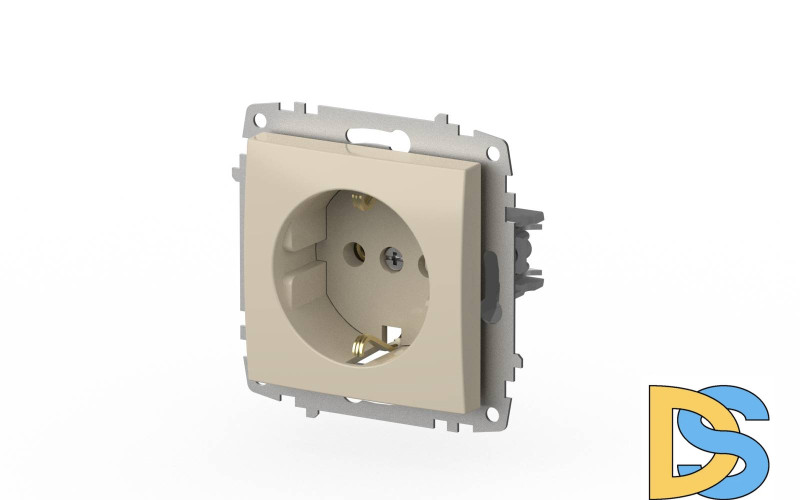 Розетка с заземлением ELBI Zena Vega 609-010300-217