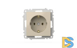 Розетка с заземлением ELBI Zena Vega 609-010300-217