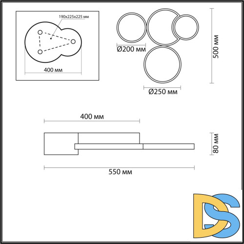 Потолочная люстра Lumion Norbert 5253/64CL