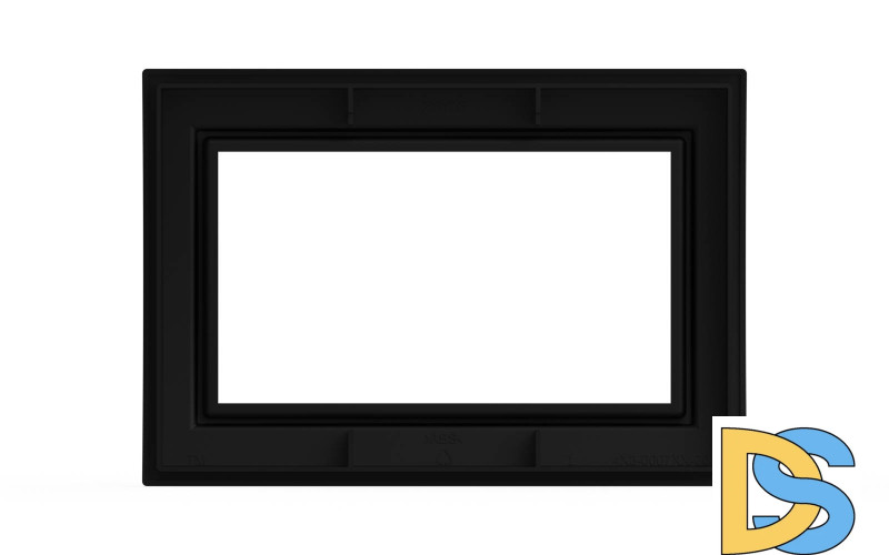 Рамка для двухместной розетки с заземлением ELBI Zena 608-014800-907