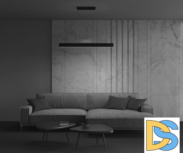 Подвесной светодиодный светильник Maytoni Step P010PL-L30B