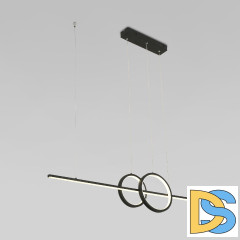 Подвесной светильник Eurosvet Twin 90265/1 черный a060607