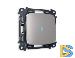 Комплект механизма 1-кл выключателя с подсветкой Ambrella Volt Omega MO502020