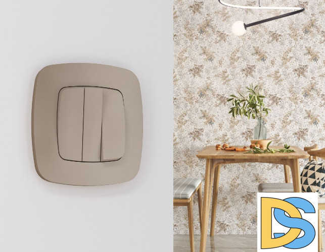 Рамка двухместная Ambrella Volt Ecta OF140362