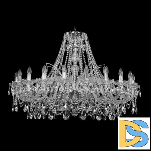 Подвесная люстра Bohemia Ivele Crystal 1411/20/400 Ni