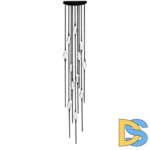 Подвесной светильник Delight Collection Pezzo OM82111-12 pearl black