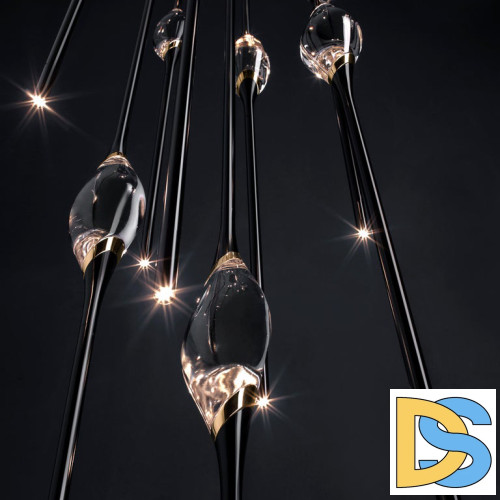 Подвесной светильник Delight Collection Pezzo OM82111-12 pearl black