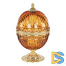 Настольная лампа Bohemia Ivele Crystal 5680L/22 G Amber/M-1G