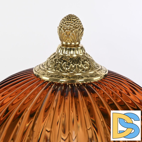 Настольная лампа Bohemia Ivele Crystal 5680L/22 G Amber/M-1G