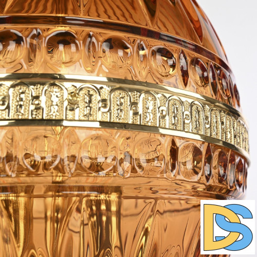 Настольная лампа Bohemia Ivele Crystal 5680L/22 G Amber/M-1G