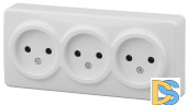 Розетка 3х2P Эра 11-2207-01 Б0020697