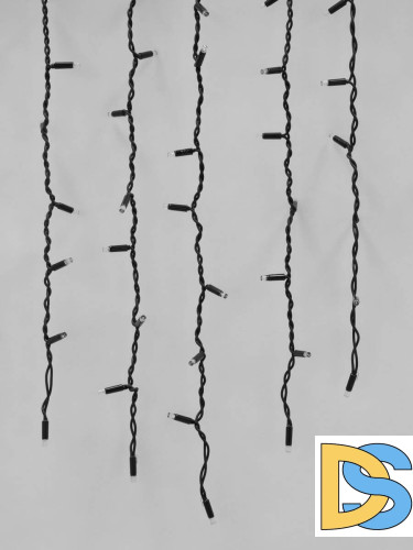 Уличная светодиодная гирлянда Uniel бахрома (UL-00003933) разноцветный ULD-B3010-200/TBK Multi IP67