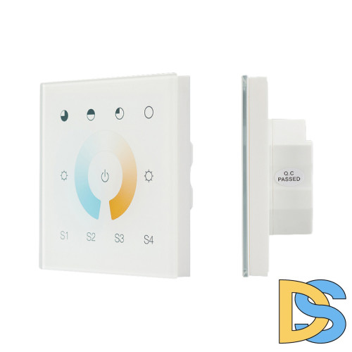 Сенсорная панель Arlight DALI-901-11-1G-4SC-MIX-DT8-IN White BUS/230V 037196