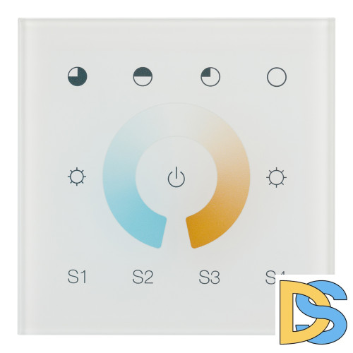 Сенсорная панель Arlight DALI-901-11-1G-4SC-MIX-DT8-IN White BUS/230V 037196