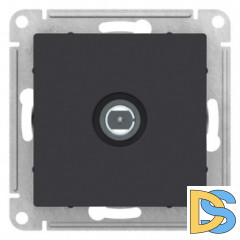 Розетка телевизионная единственная ТV, Карбон, серия Atlas Design, Schneider Electric