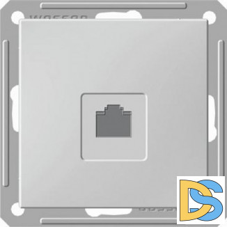 Розетка компьютерная 1-ая кат.5е, RJ-45 (интернет), Белый, серия Wessen 59, Schneider Electric