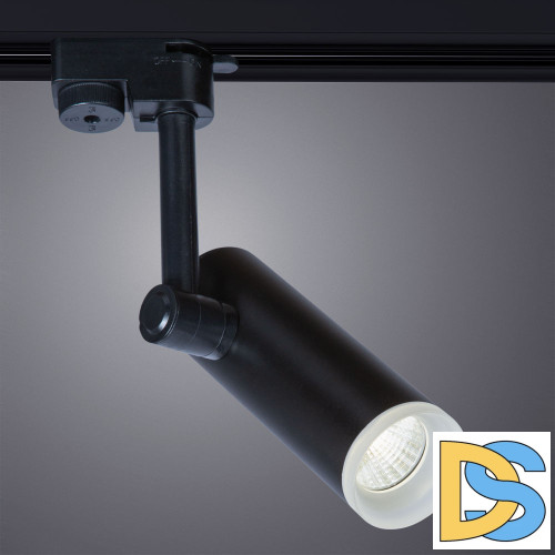 Трековый светодиодный светильник Arte Lamp Hubble A6813PL-1BK