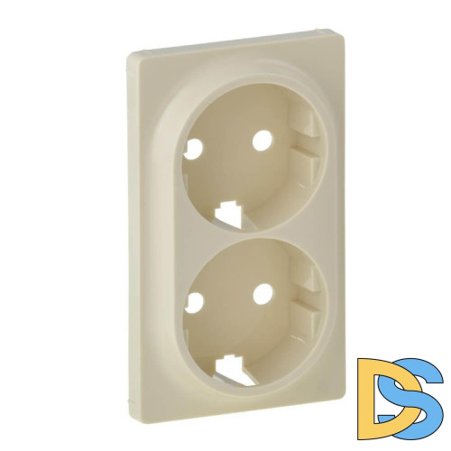 Лицевая панель Legrand Valena Life розетки с/з слоновая кость 754951