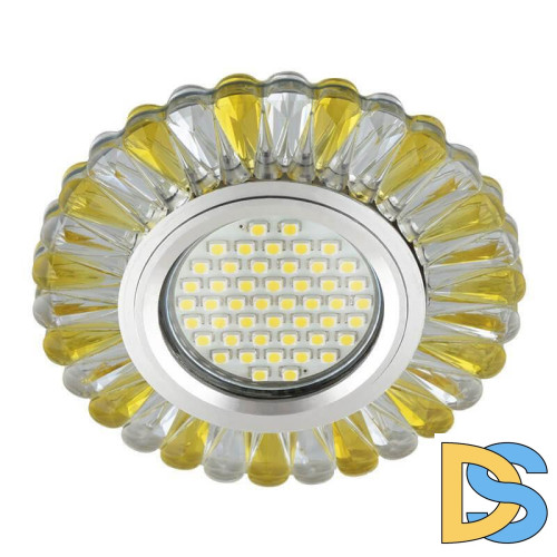 Встраиваемый светильник Fametto Luciole DLS-L145 Gu5.3 Glassy/Gold