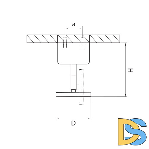 Основание для светильника Lightstar Rullo 590010