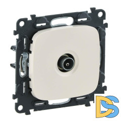 Розетка ТV Legrand Valena Allure c топологией звезда слоновая кость 753851