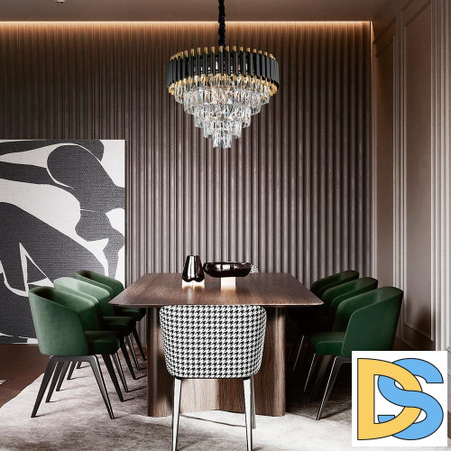 Подвесная люстра Modelux ML.7010.9 BK