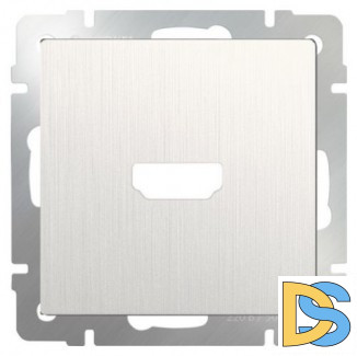 W1196013/ Накладка для розетки HDMI (перламутровый рифленый)