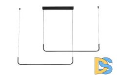 Подвесной светильник Crystal Lux SUAVE SP35W LED L1200 BLACK