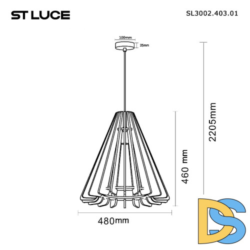 Подвесной светильник ST Luce Sentito SL3002.403.01