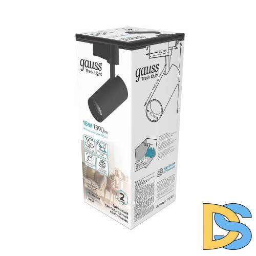 Трековый светодиодный светильник Gauss Track Light Led TR067