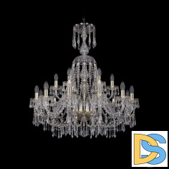 Подвесная люстра Bohemia Ivele Crystal 1403/12+6/300/XL-95 G