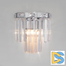 Настенный светильник Eurosvet Elegante 10130/1 хром/прозрачный хрусталь Strotskis a060645