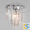 Настенный светильник Eurosvet Elegante 10130/1 хром/прозрачный хрусталь Strotskis a060645