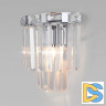 Настенный светильник Eurosvet Elegante 10130/1 хром/прозрачный хрусталь Strotskis a060645
