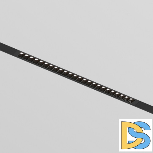 Трековый однофазный светильник Denkirs Simple Grill DK8202-BK