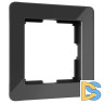 Рамка на 1 пост Werkel Acrylic черный 4690389184826 W0012708