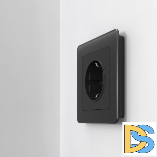 Рамка на 1 пост Werkel Acrylic черный 4690389184826 W0012708