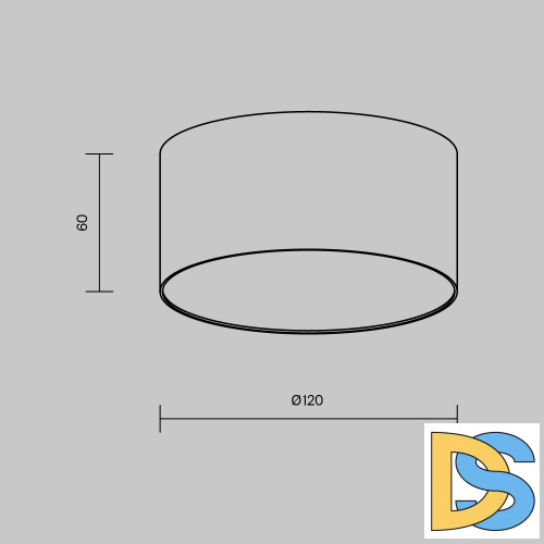 Накладной светильник Maytoni Zon C032CL-12W2.7K-RD-MG