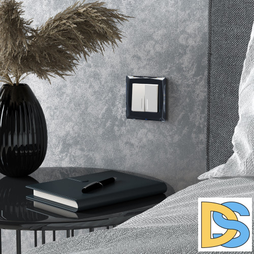 Рамка на 1 пост Werkel Diamant (черный) W0011208